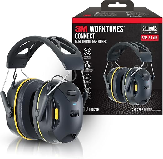 3M Casque Anti-Bruit Connecté WorkTunes Bluetooth