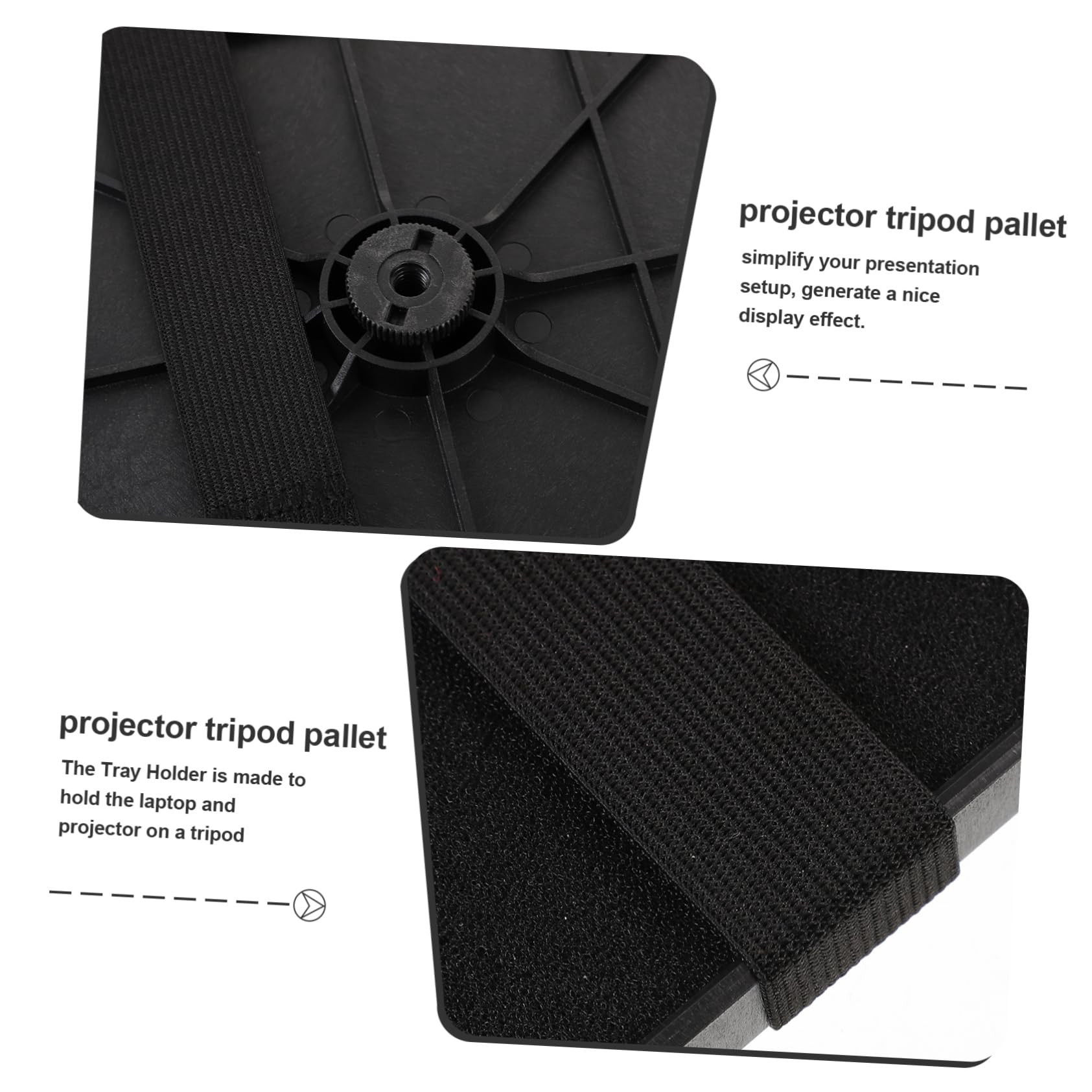 EXCEART 1pc Aluminum Alloy Laptop Bed Tray with Tripod Stand and Tablet Mount