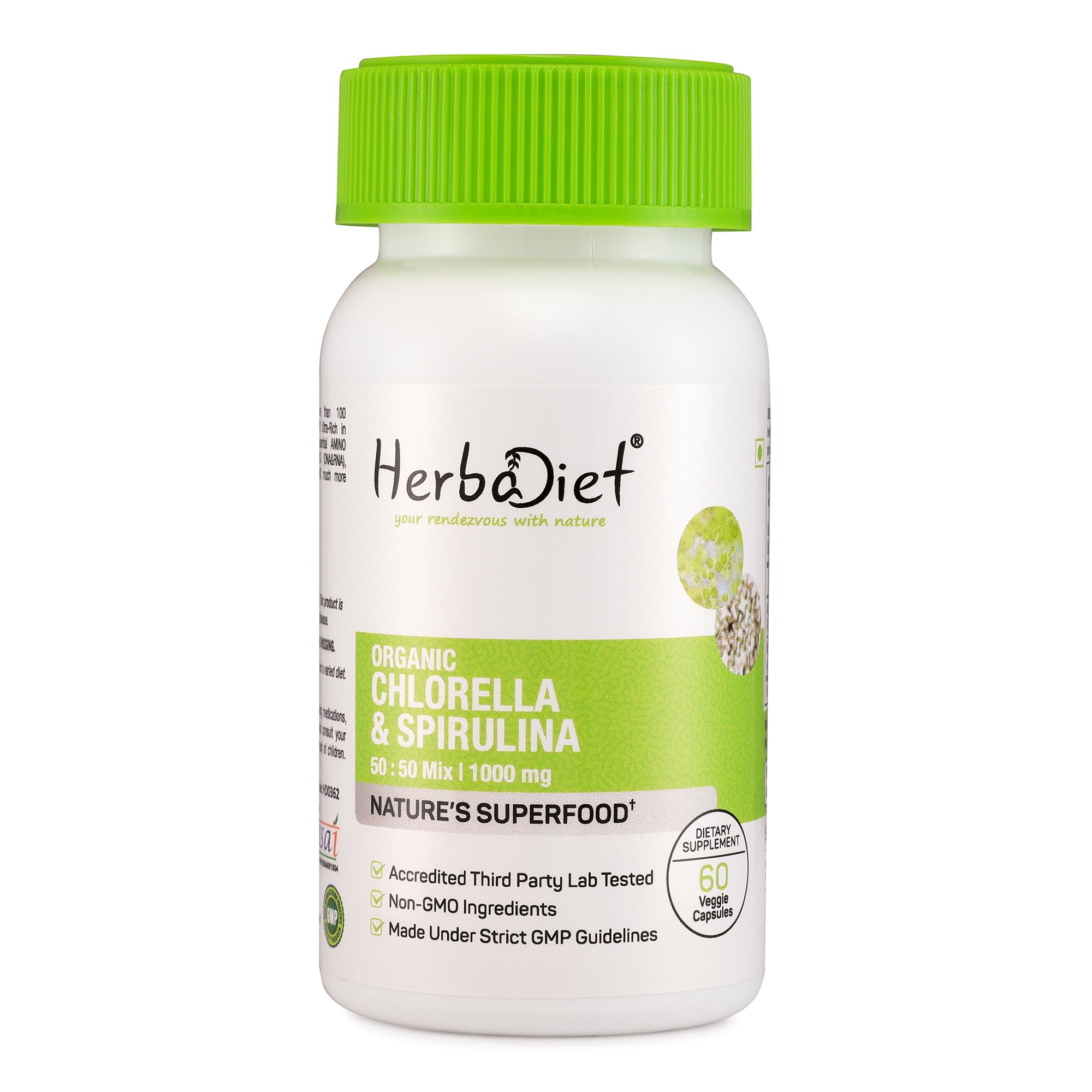 See full amazon price history chart for Herbadiet Organic Spirulina Chlorella 60 Capsules|Cracked Cell Extract,Blue Green Algae|50/50 Blend,Green Superfood|Rich In Vegan Protein,Chlorophyll Herbadiet Organic Spirulina Chlorella 60 Capsules|Cracked Cell Extract,Blue Green Algae|50/50 Blend,Green Superfood|Rich In Vegan Protein,Chlorophyll (B0CJBQHX65) Amazon Price History, Amazon Price Tracker