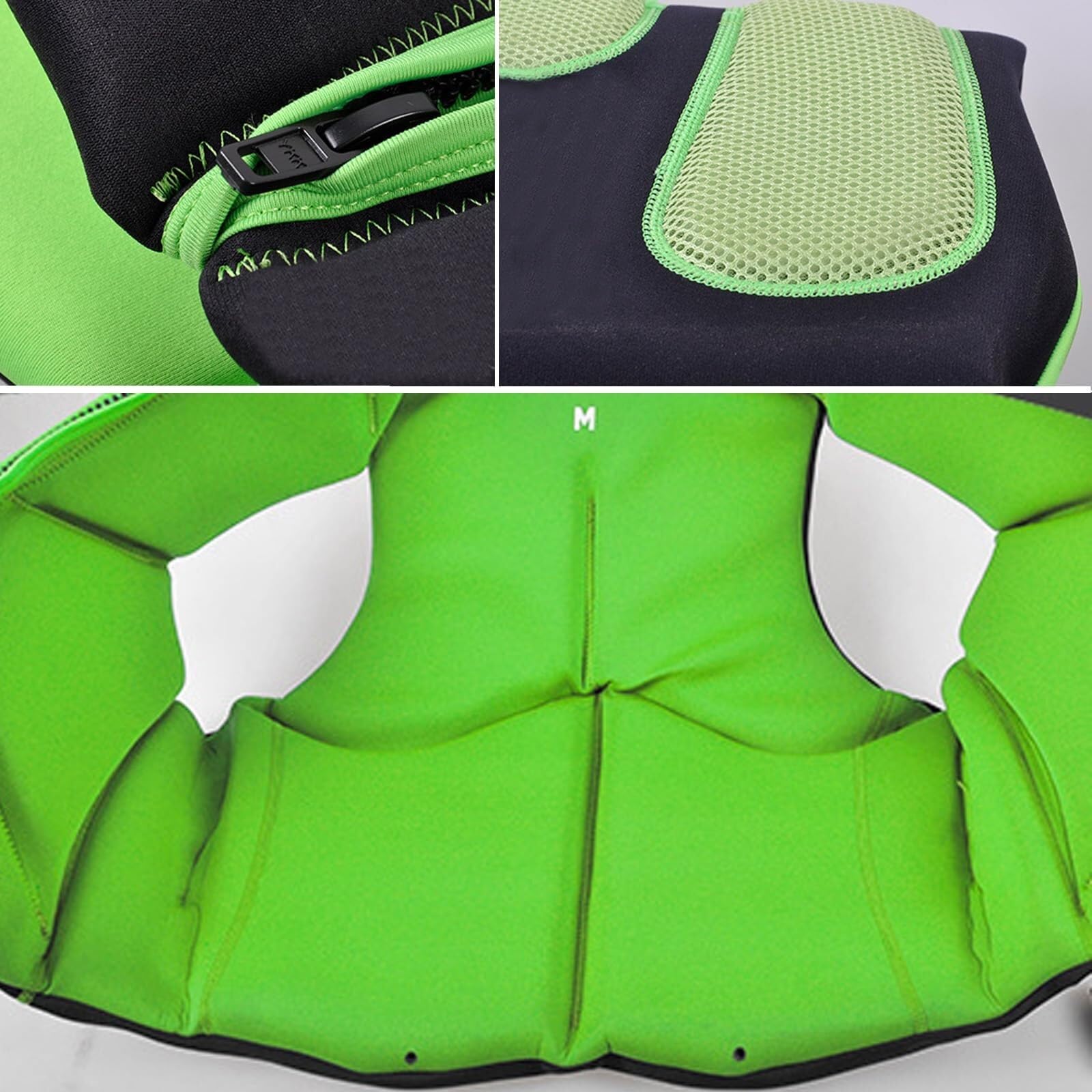 River Vest Unisex Alta Galleggiabilità Portatile in Neoprene con Rete di Drenaggio per Pesca Mosca Surf Barca
