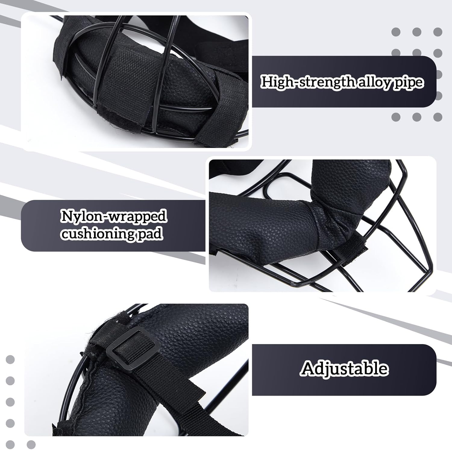 2 Pcs Umpire Gear Set,Umpire Mask and Chest Protector Pad,23.5'' x 21'' x 2.4'' Exterior Body Protector and Universal Face Mask, Suitable for Adult Baseball, Softball, Sports