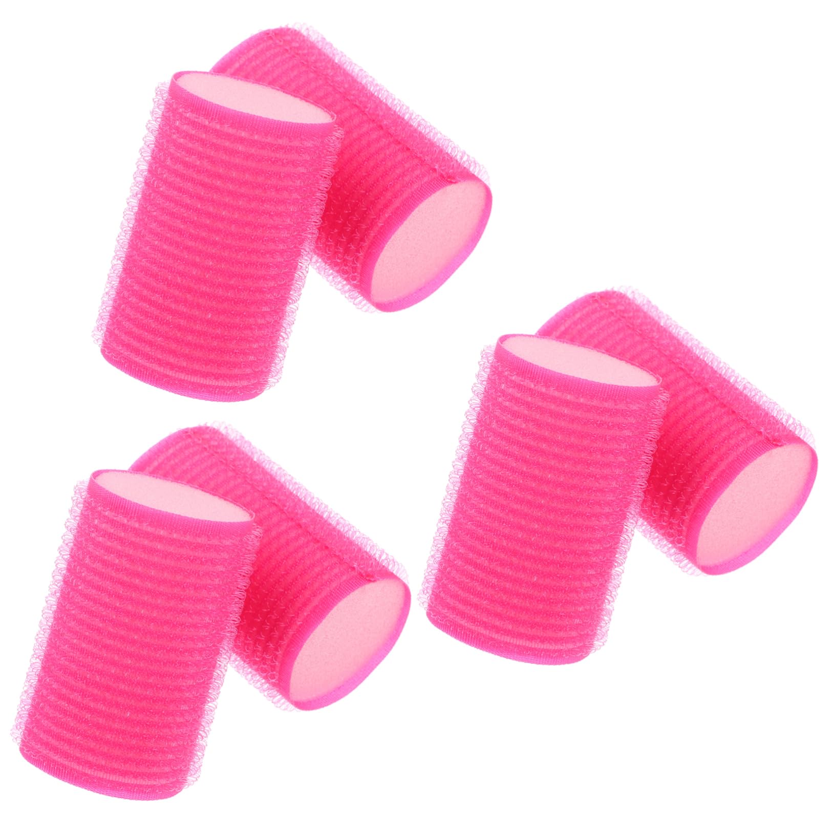 SOESFOUFU 2sets Heatless Curling Foam Rollers for Medium Hair Self Holding Hair Rollers for Women Boys and Girls 6pcs*2