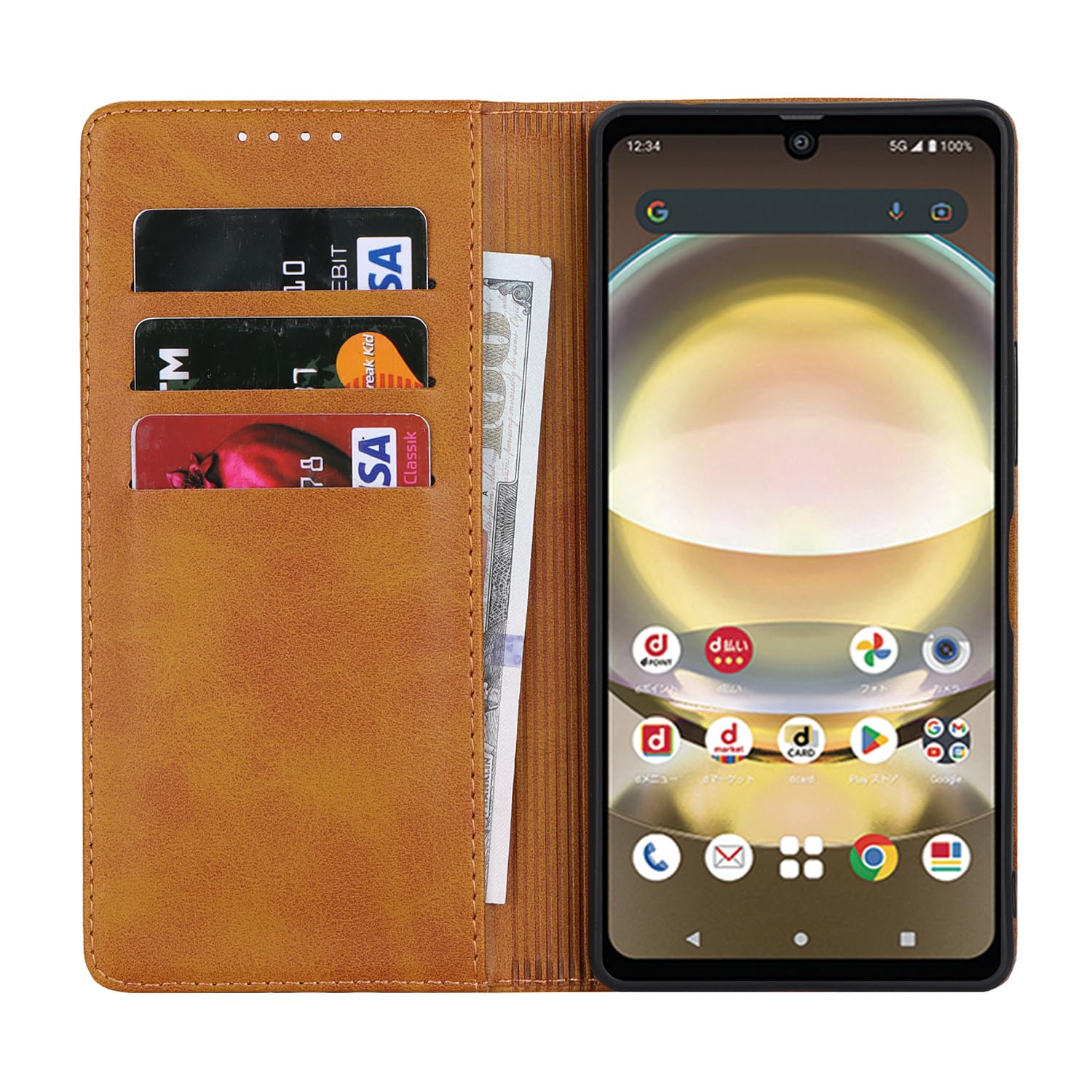 Amazon.co.jp: AQUOS R8 ケース 手帳型 AQUOSR8 SH-R80 楽天モバイル 