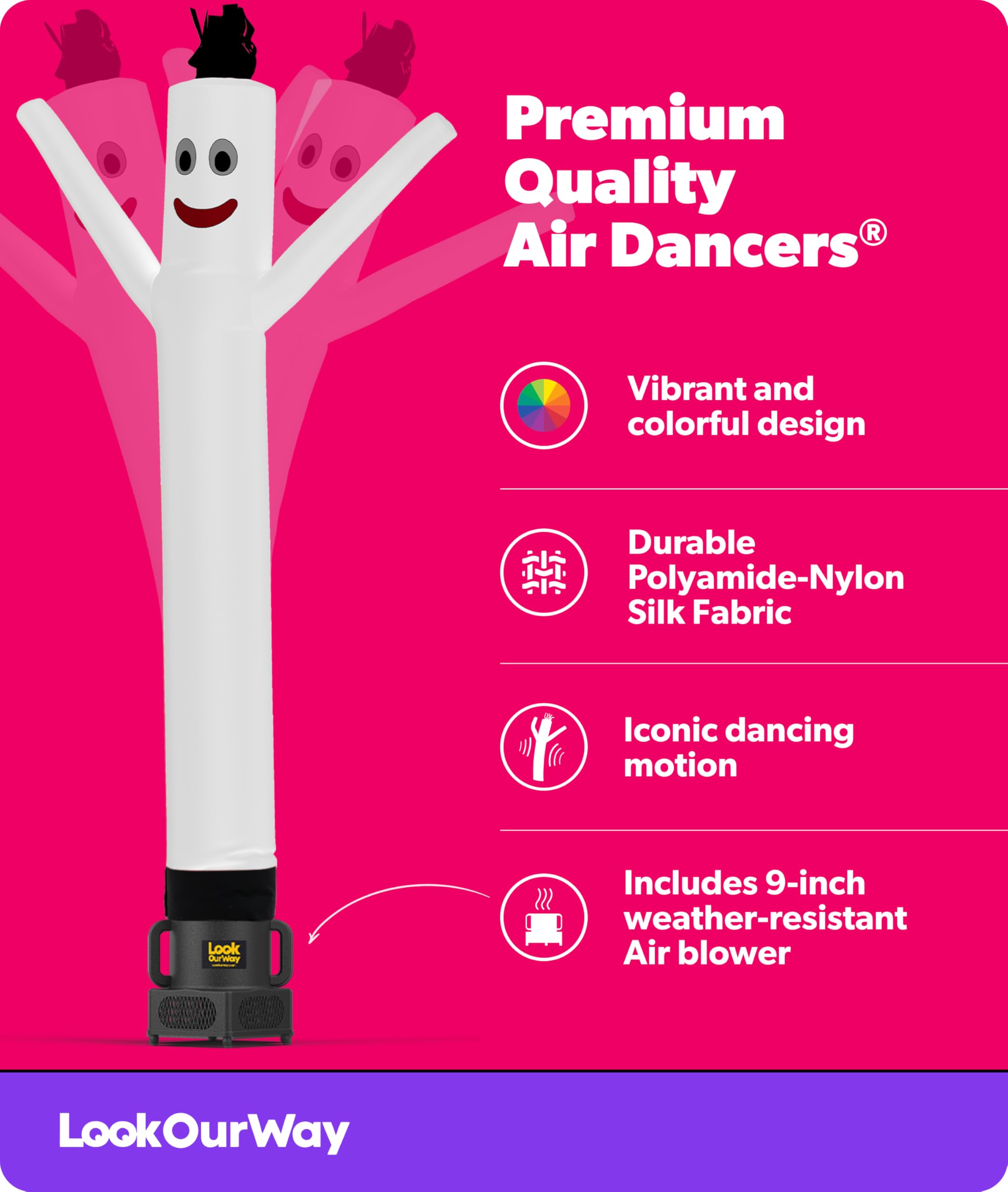 Amazon.com: LookOurWay Air Dancers Wacky Waving Inflatable Tube