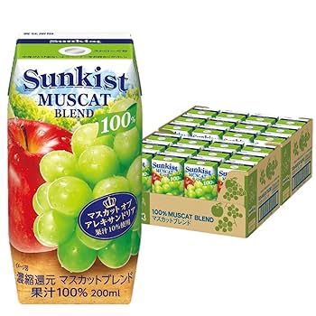 Amazon.co.jp: 森永乳業 サンキスト 100%マスカットブレンド