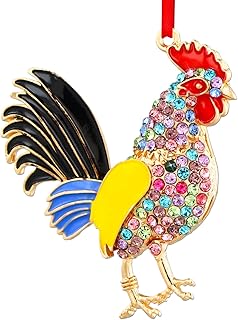 WhatSign Chicken Christmas Ornaments