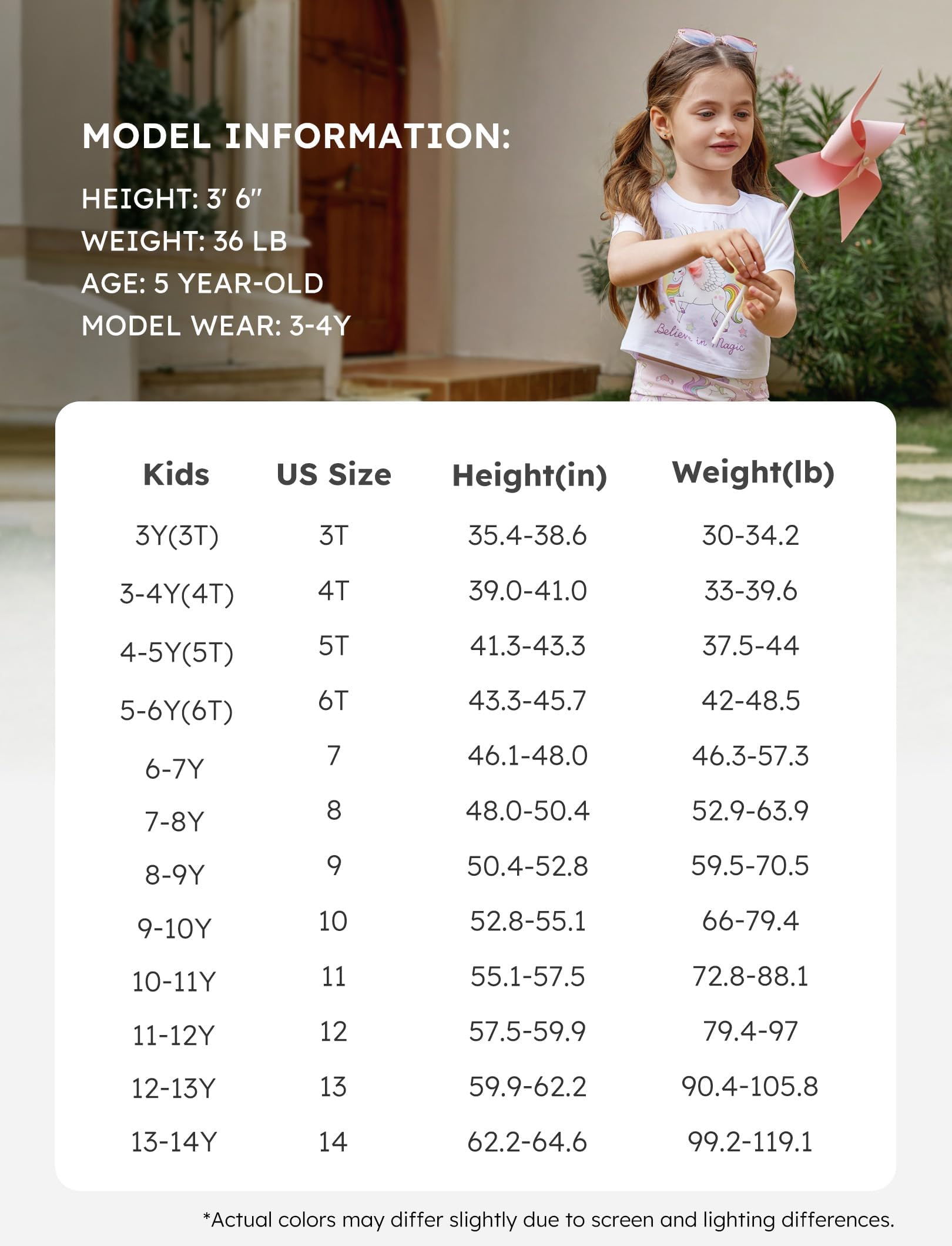 Ropa Niña Conjuntos Niña 2 Pantalones Informales Acampanados Conjuntos Camisetas Manga Corta 3-12 años Fiesta Verano
