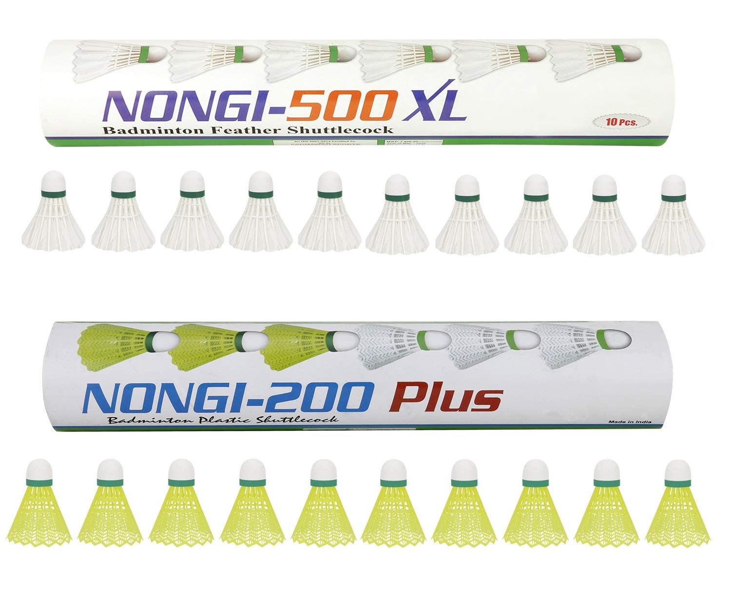 See full amazon price history chart for Nongi Combo Pack of 20 Shuttlecocks 500XL(10 White Feather), 200 Plus(10 Yellow Plastic) for Outdoor Indoor Sports Nongi Combo Pack of 20 Shuttlecocks 500XL(10 White Feather), 200 Plus(10 Yellow Plastic) for Outdoor Indoor Sports (B08FCCD4ZY) Amazon Price History, Amazon Price Tracker