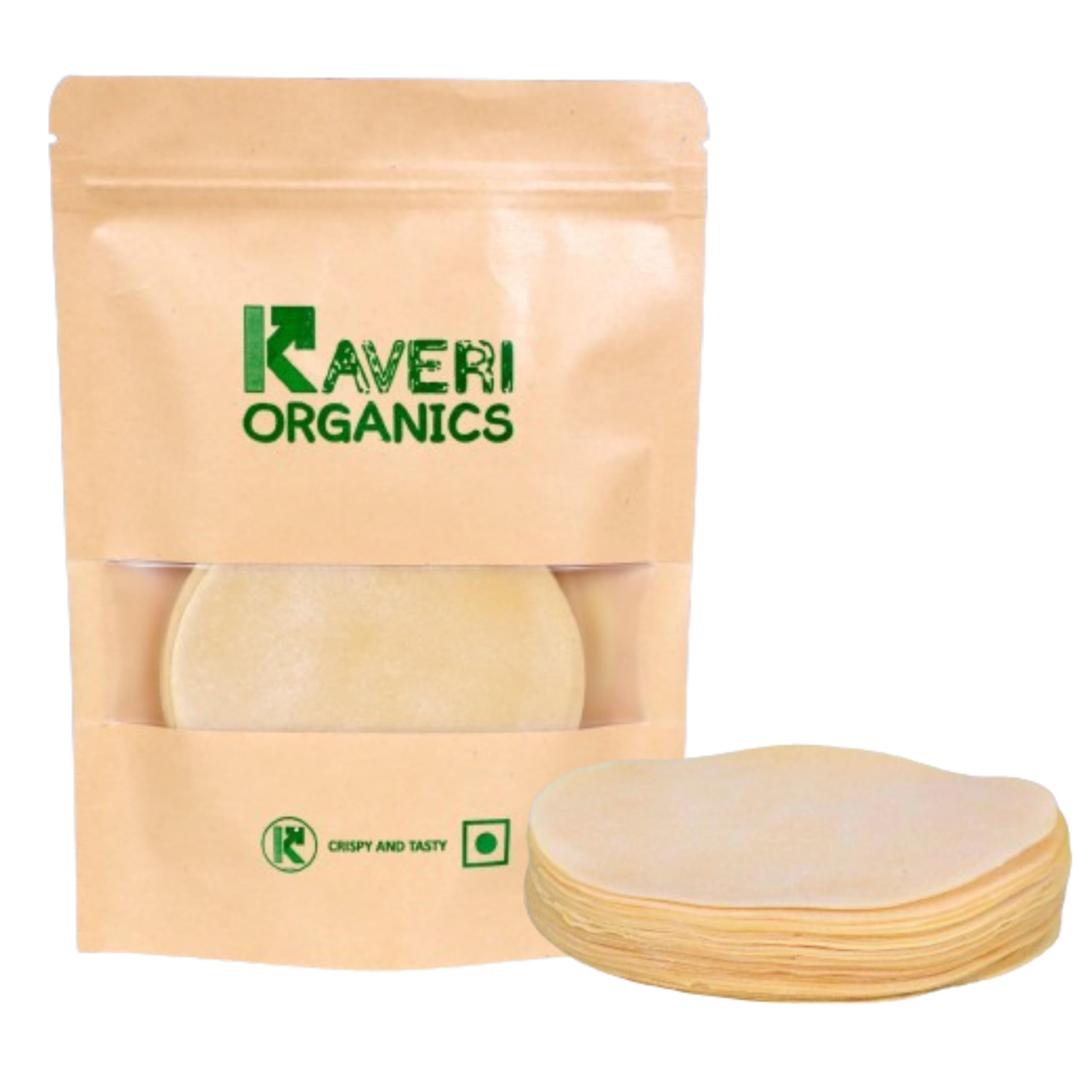 KAVERII ORGANICS Appalam Papad South Indian - Authentic 250g Pack | Traditional South Indian Appalam Papad | Crispy & Delicious Appalam Papad for Snacks & Meals | 100% Natural Ingredients | 4.5 Inch (B0D835XQLS) Amazon Price History, Amazon Price Tracker