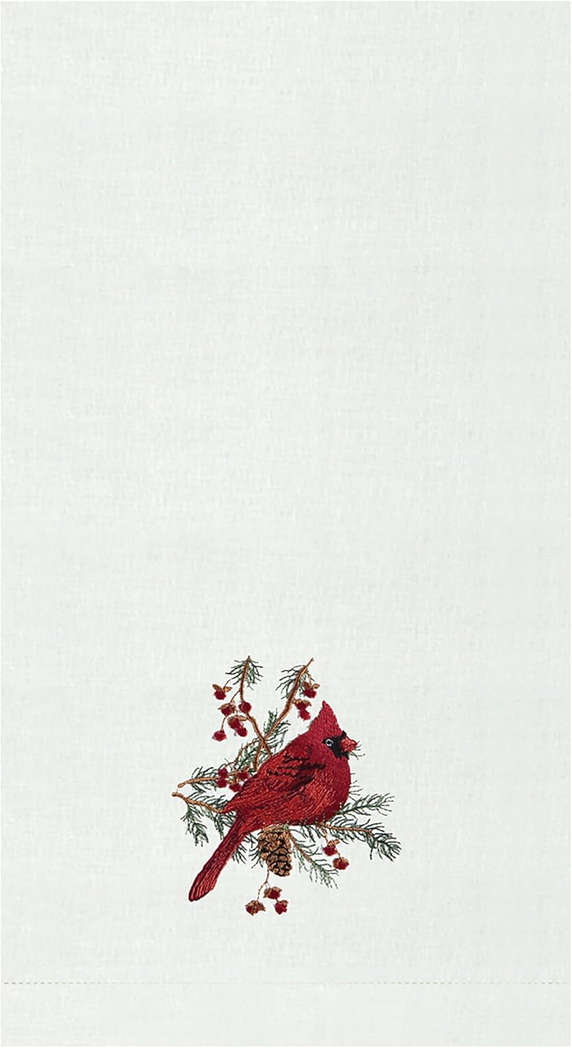 C&F Home Cardinal Hemstitch Decor Decoration Guest Towel
