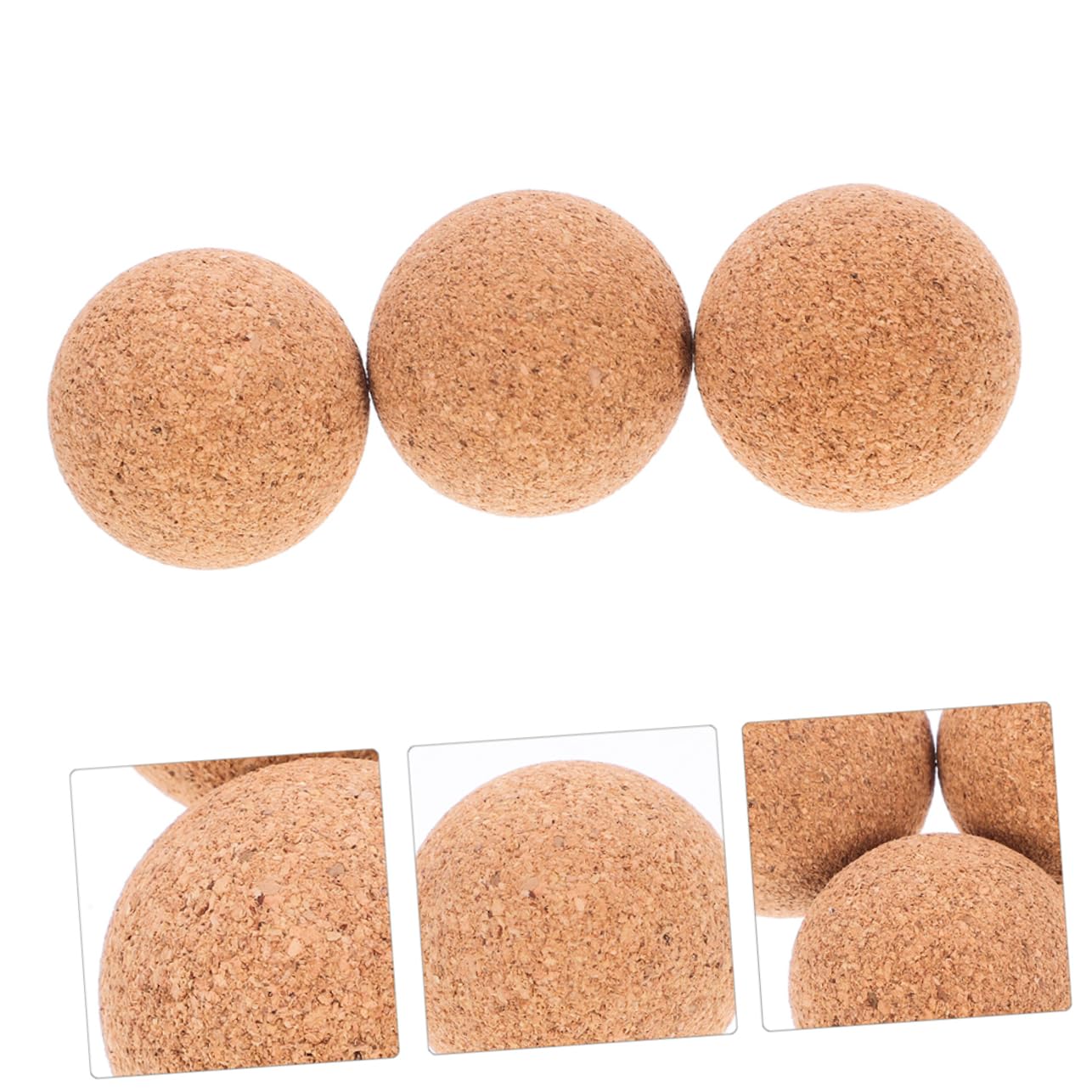 TOYANDONA 25piezas Balones De Madera para Futbolín De Corcho Reemplazables Accesorios Portátiles para Interiores