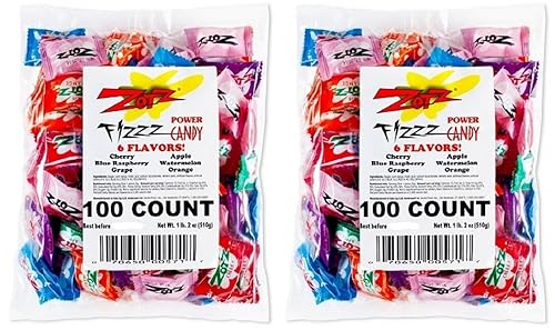 Zotz Fizzy Candy, varios sabores, 200unidades