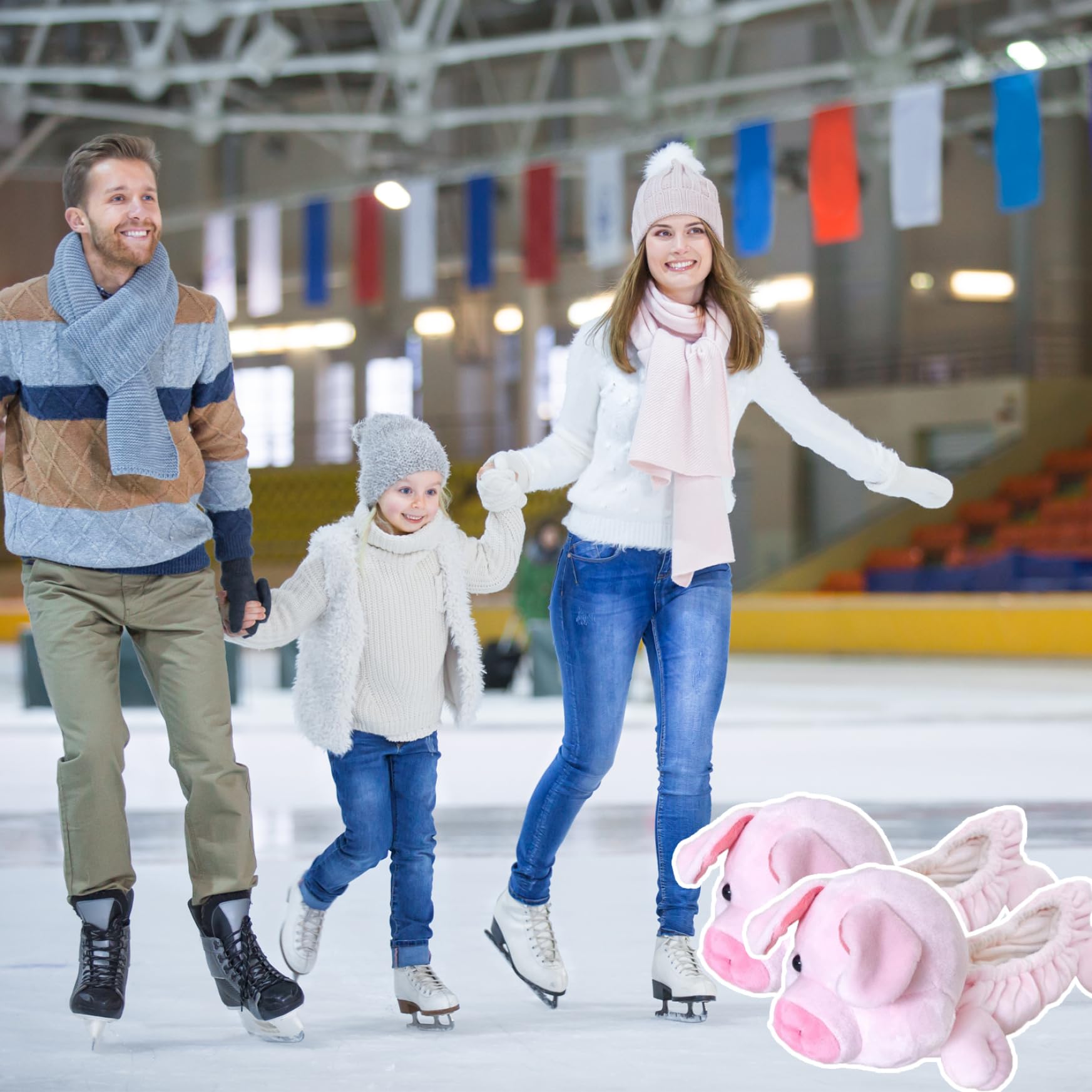 LAANCOO Copri Pattini Da Ghiaccio Rosa - Protezione Lama Per Hockey E Pattinaggio | Antiruggine E Assorbente - Foto 5