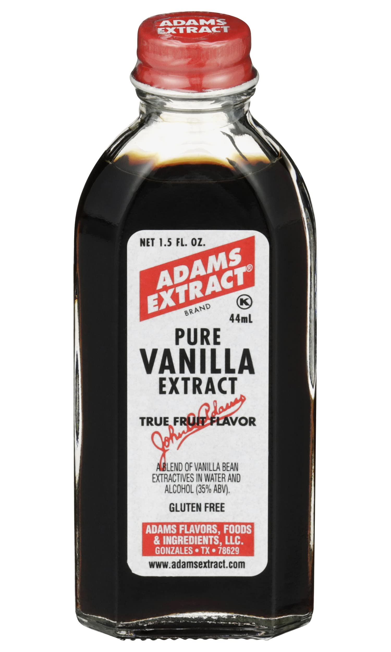 AdamsExtract Pure Vanilla Extract, 1.5 FL OZ