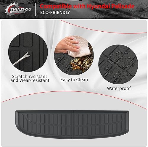 Vista 83 de Alfombrilla de carga compatible con Nissan Pathfinder 2022-2024 2025, forro de carga TPE para todo tipo de clima, accesorios Pathfinder 2023