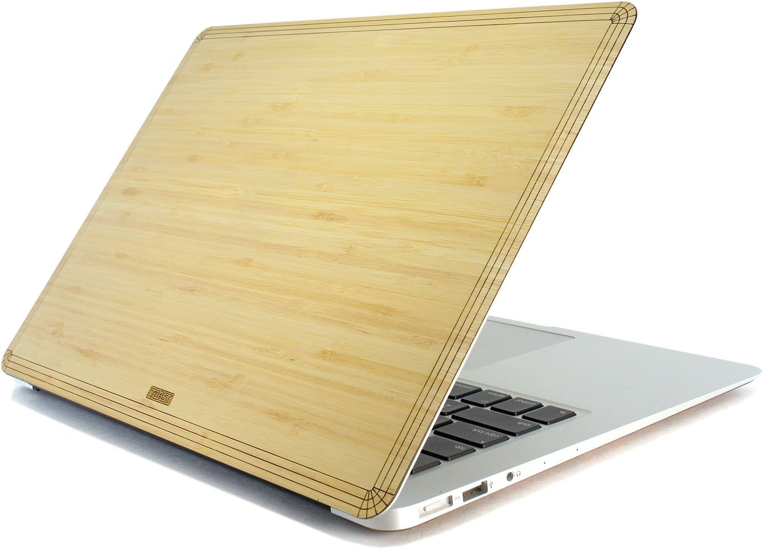 TOAST - Real Wood, Self-Adhesive Cover for Apple MacBook Air 13" (A1466, A1369) - Bamboo