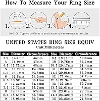 Vista 6 de Tigrade - Anillos de eternidad para mujer de 3 mm y titanio con la mitad cubierta de circonita cúbica para matrimonio y compromiso