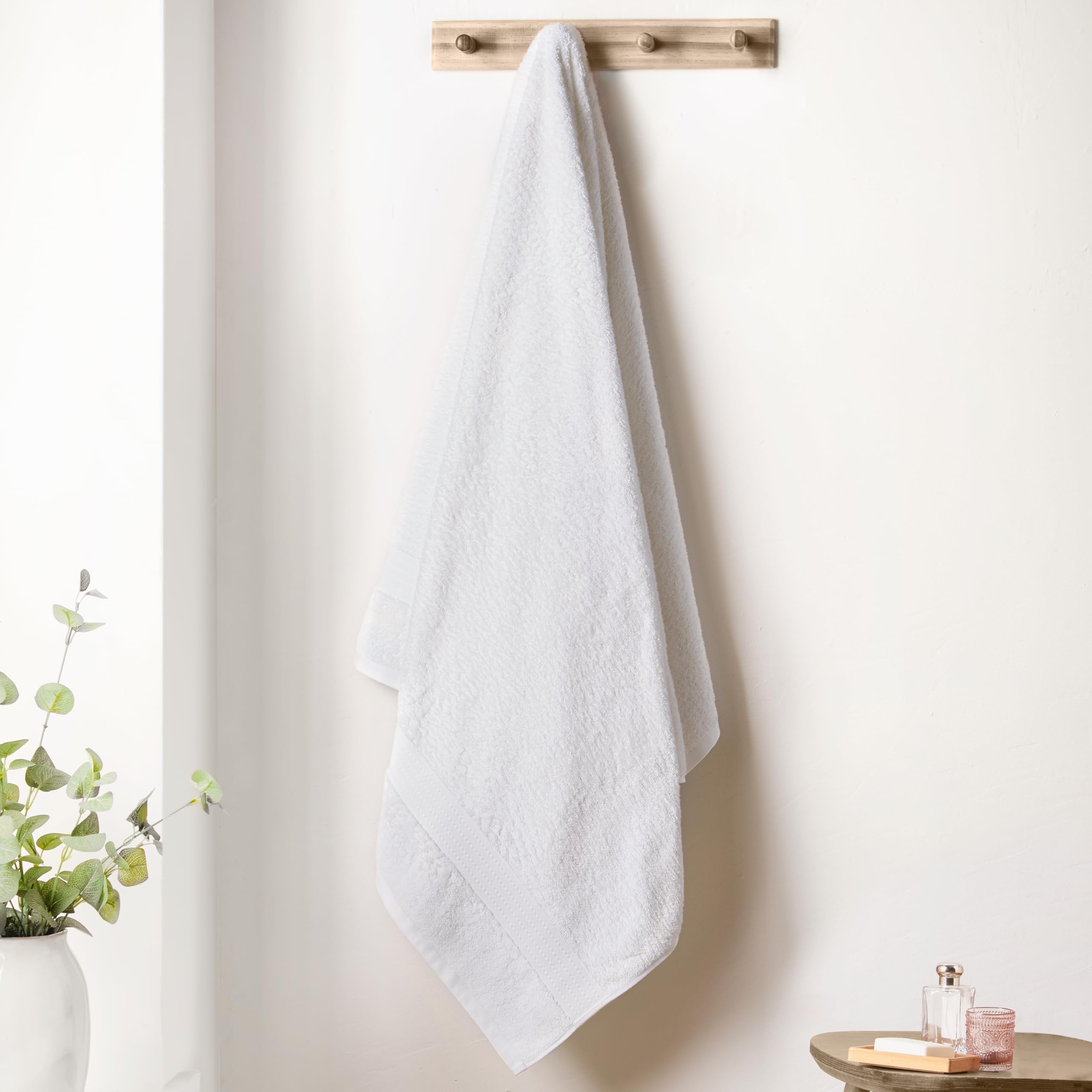Bianca Supima Cotton 100x150cm Bath Sheet White