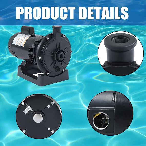 PB460 Booster Pump 3/4 for Pool Cleaners, 115V, 3450rpm, Replacement for PB460, PB4-60 Booster Pump