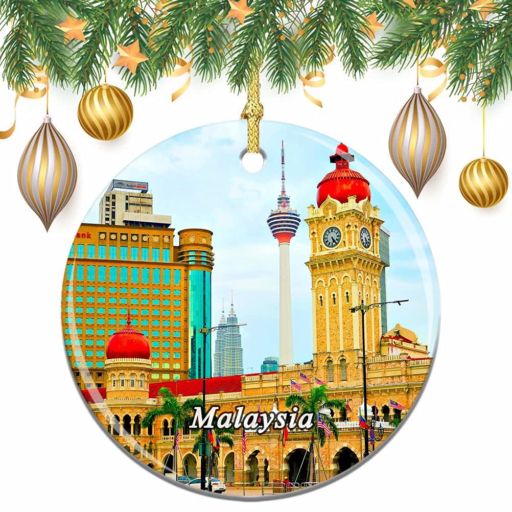 Desert Eagle Tcgj3721 Malaysia Christmas Xmas Tree Ornament Decoration Wedding Hanging Pendant Decor City Travel Souvenir Collection