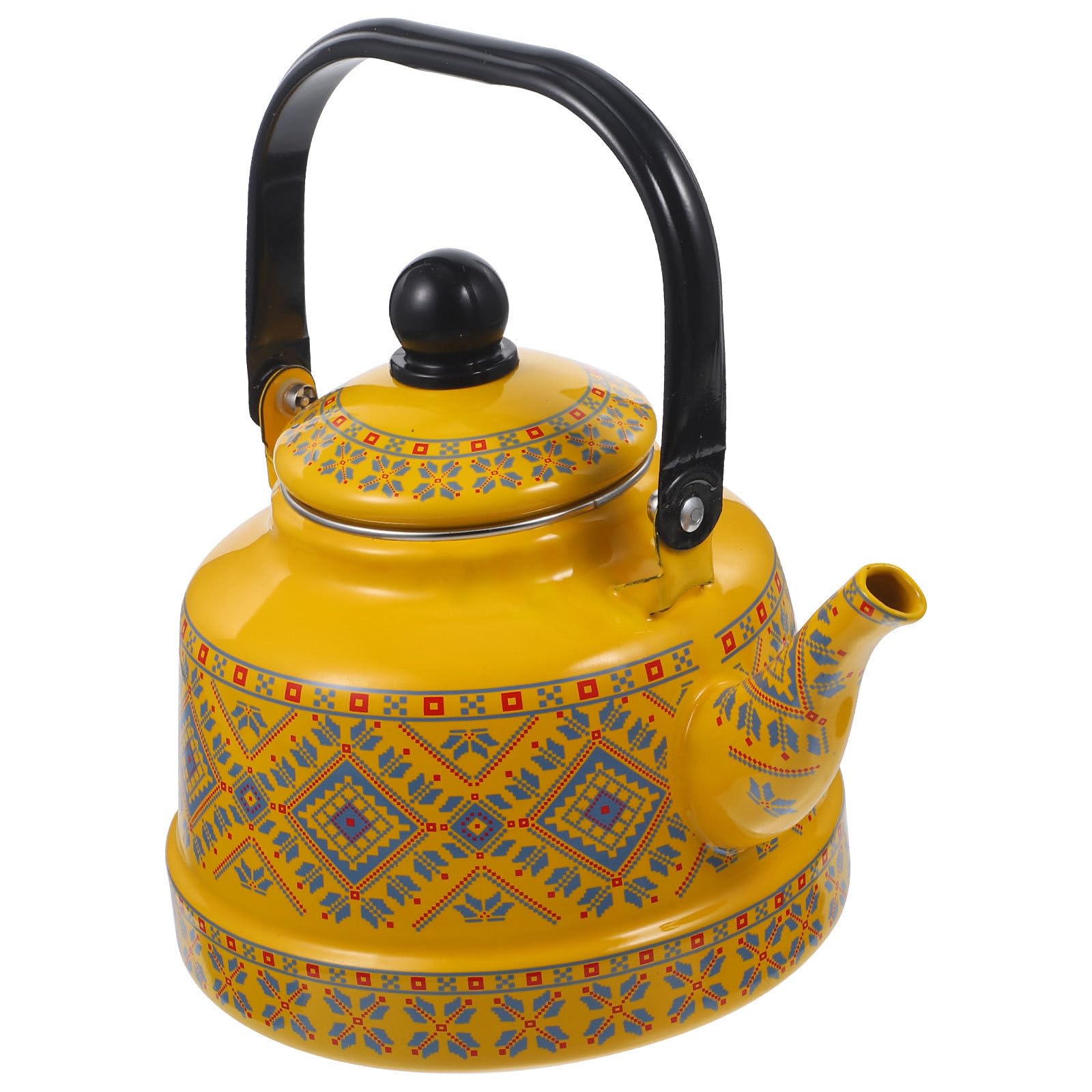 Amateurs de café thé : bouilloire émail bleu CRAFTHROU pour vos matins doux