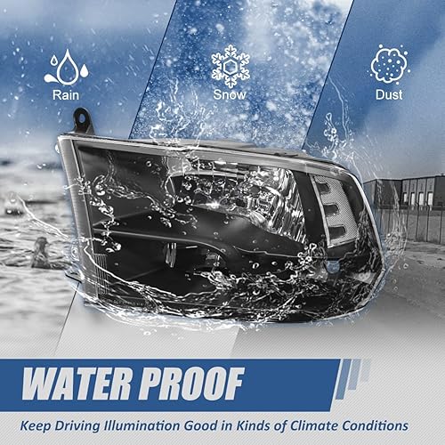 Miniatura 5 de HL-OH-DR09QUA-VR, Negro transparente