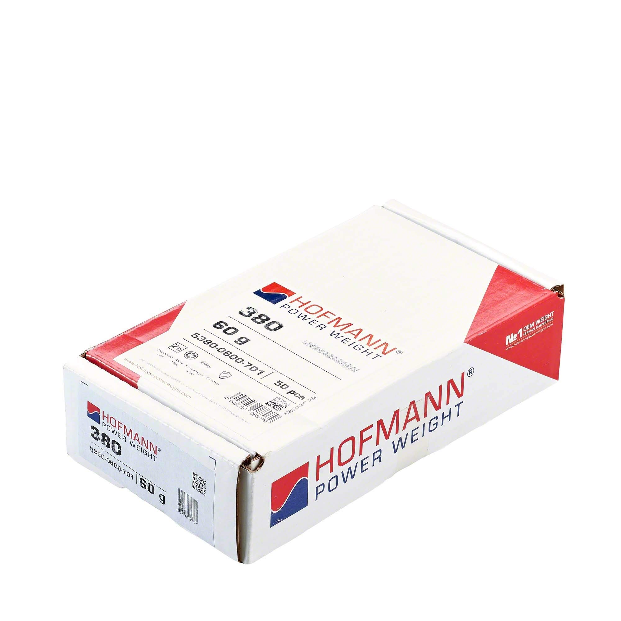 Hofmann Power Weight 50x Wuchtgewichte Klebegewichte Alufelgen 60g, Klebe Gewicht Alumetallfelgen, Reifenwechsel Zubehör