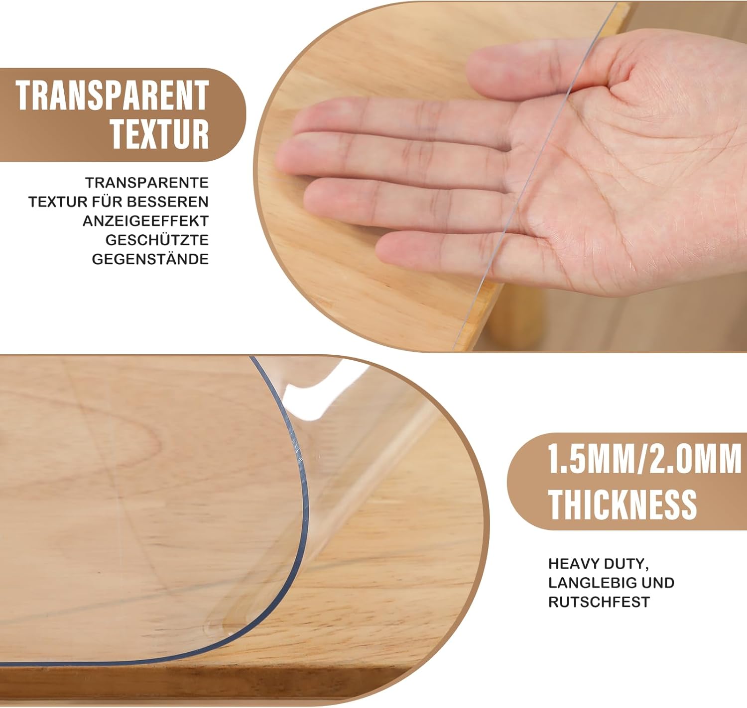 TIEHAN asztalvédő fólia használat közben