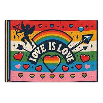 Amazon.com: Jigsaw Puzzles Cute LGBT Theme 1000 Piece Puzzle