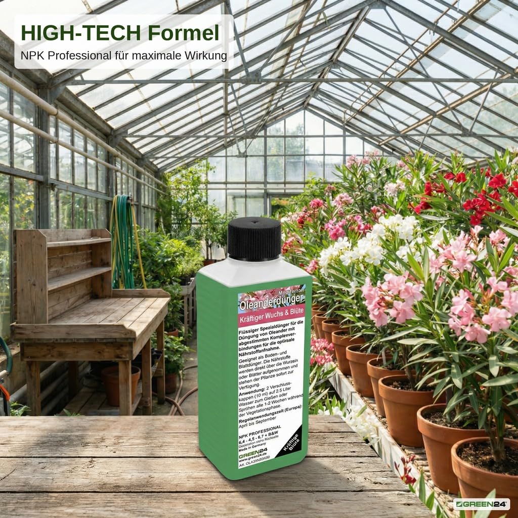 GREEN24 Nawóz oleandrowy płynny HIGHTECH NPK pełny nawóz do oleandra nerowego