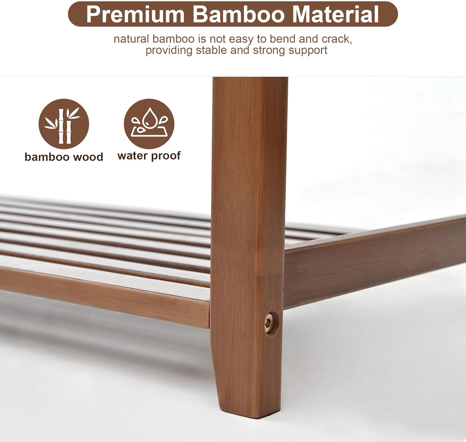 PETKABOO Shoe Rack Bench with Storage 27.6 in, Entryway Bench Shoe Storage with Cushion for Hallway, Bedroom, Living Room