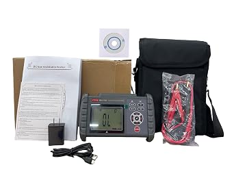 Digital DC Low Resistance Tester Micro Ohm Meter Equipotential Tester Milli Ohmmeter with 0.001m to 300.0K Resolution 1u Accuracy 0.1% USB Interface for Transformer Windings Switches