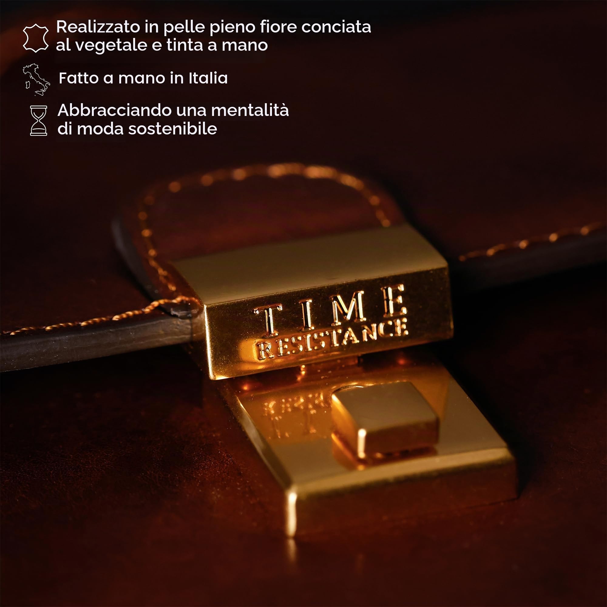Time Resistance Borsa Da Medico In Pelle – Borsa A Mano – Borsa Da Medico – Borsa Gladstone