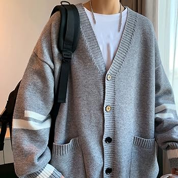 Amazon | [NOLCCTN] カーディガン ニット 制服 メンズ スクールカーディガン スクールセーター 学生服 高校生 アウター 前開き  防寒 暖かい Vネック ゆったり 通学 通勤 カジュアル 学園風 秋冬 | カーディガン 通販