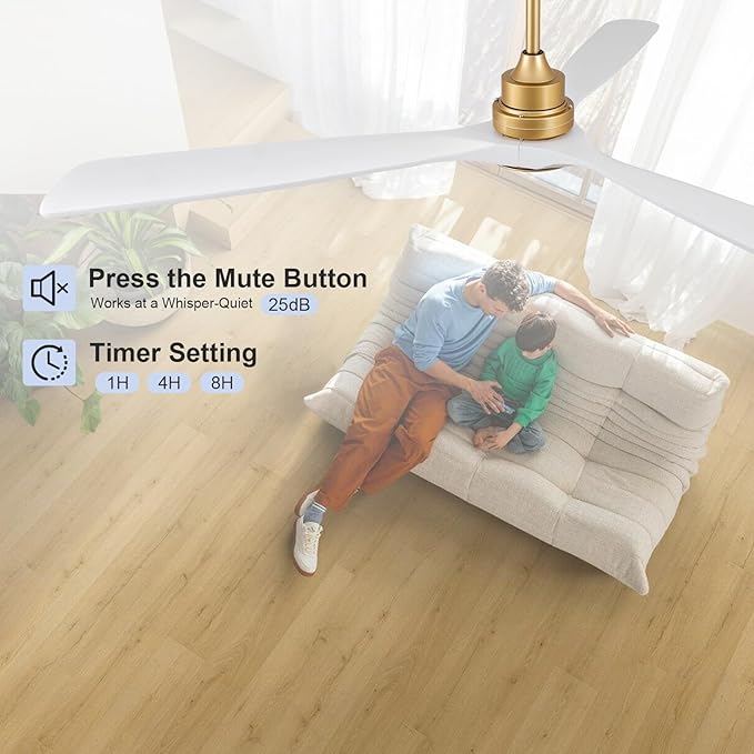 Ventilador de Techo 72 Pulgadas Con Luz Dimmable 110V miniatura 6