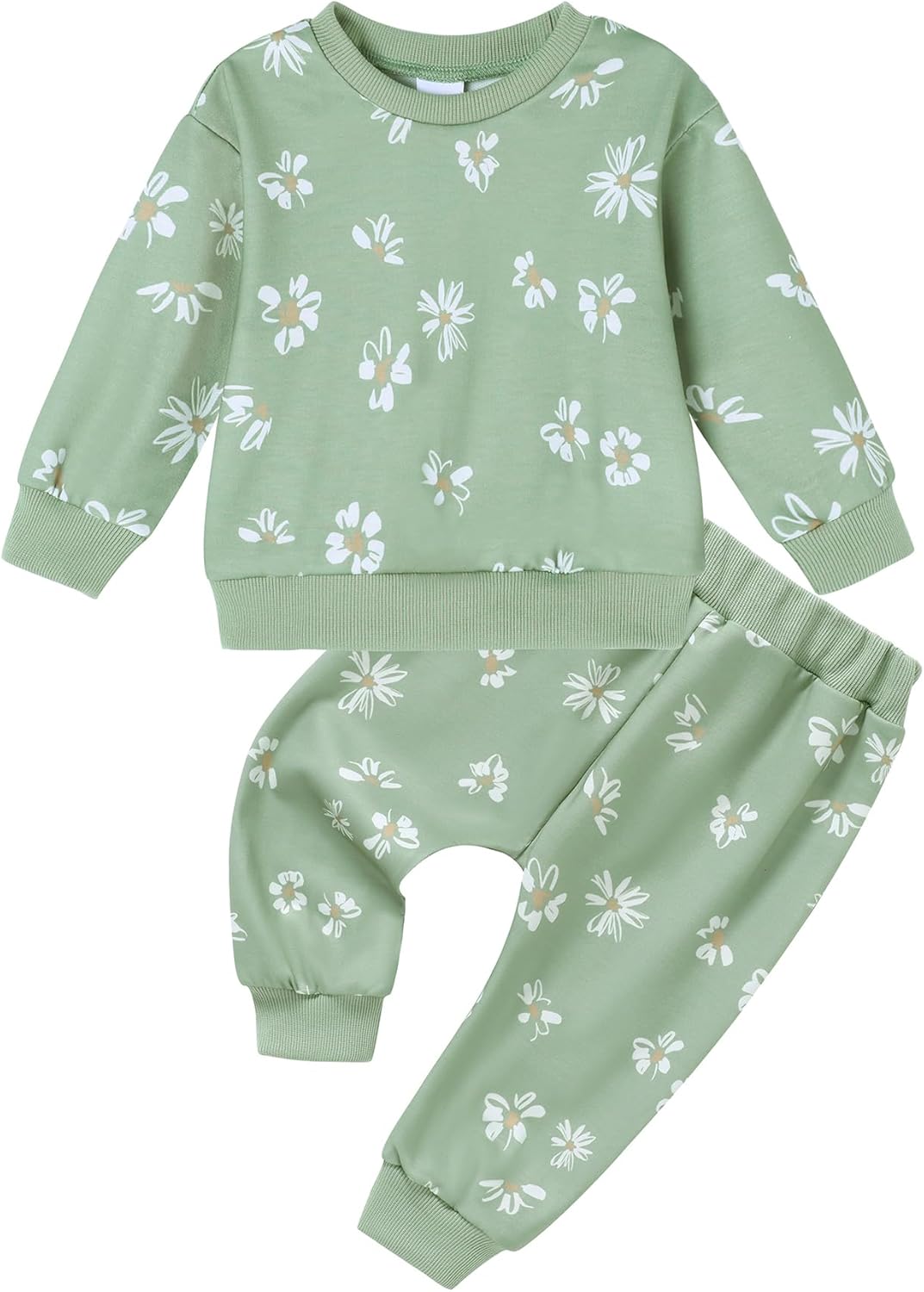 ZOEREA Toddler Baby Girl Clothes Long Sleeve Pullover Tops + Pants Set Floral Print Sweatsuit Fall Winter Outfits 6M-4T ZOEREA Toddler Baby Girl Clothes Long Sleeve Pullover Tops + Pants Set Floral Print Sweatsuit Fall Winter Outfits 6M-4T
