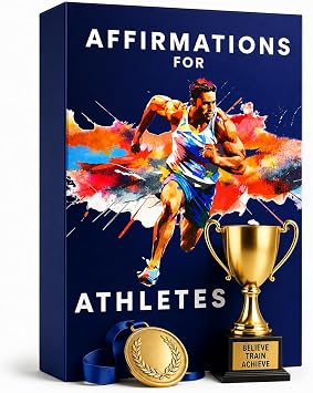 Isaac Liev Positive Daily Affirmation Cards for Athletes 50 Affirmations for competitors, Sports - sportswomen Fitness - Gift for Athlete Adults Men, Women, Teens