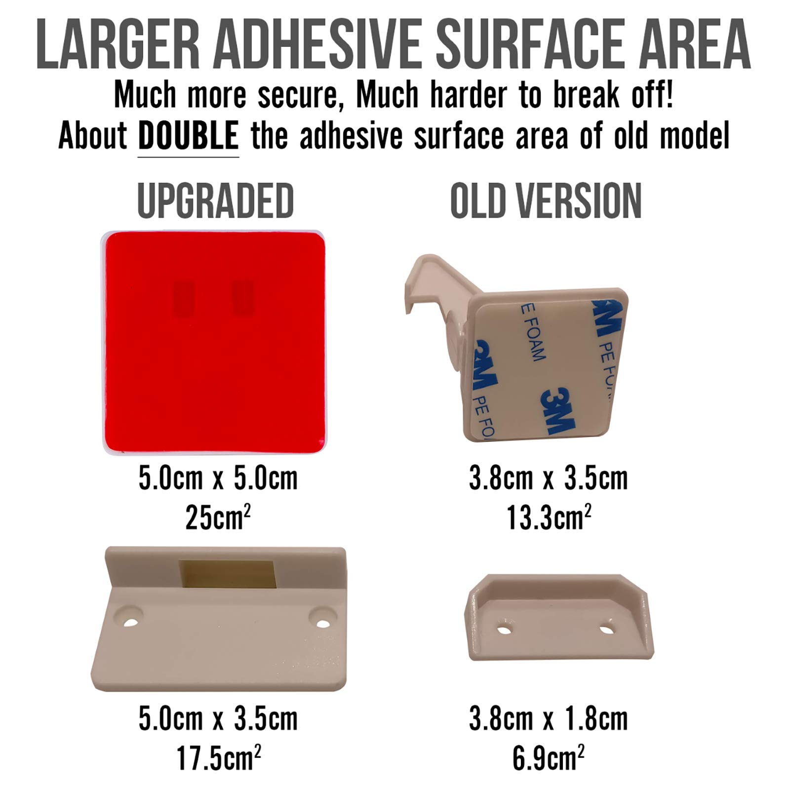 Upgraded Invisible Baby Proofing Latch Locks (10