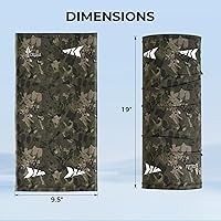 Vista 9 de KastKing Agies - Polaina para el cuello, máscara facial de pesca, protección solar UV, transpirable, de secado rápido, polainas de cuello
