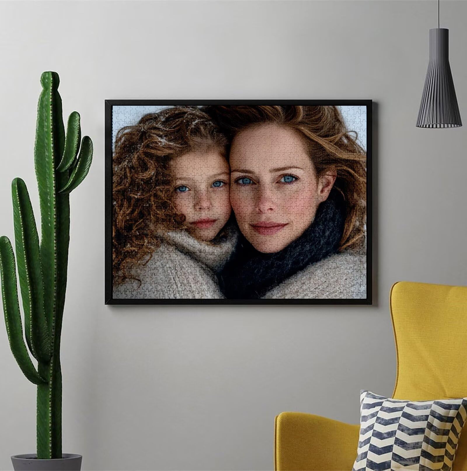 Personalisiertes Puzzle mit Eigenem Foto - 1000/1314/1500/2000/3000/4000/5000 Teile, Puzzle Selbst Gestalten, Personalisierte Geschenk für Familie, Paare & Haustierfans Geburtstag, Weihnachten C-2406