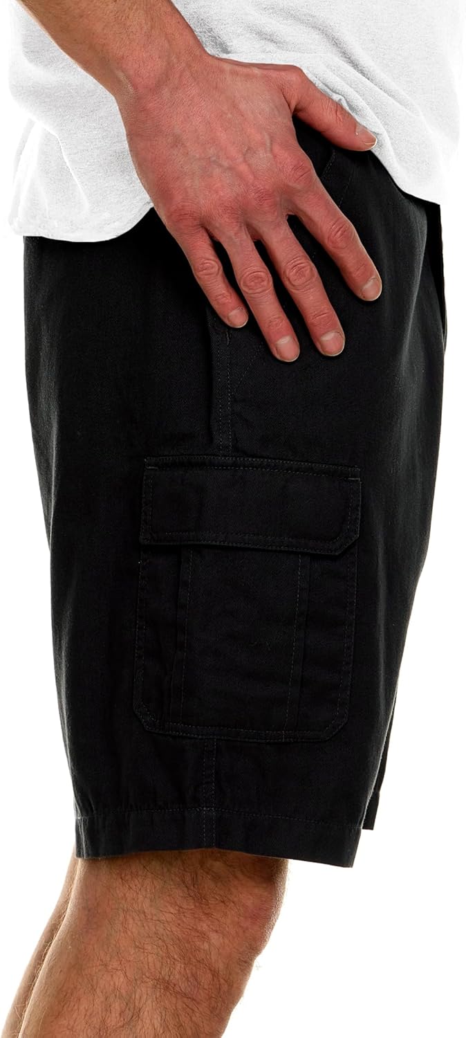 Wrangler Cargo Shorts for Men Big and Tall - Stretch Twill Casual Shorts - Image 5