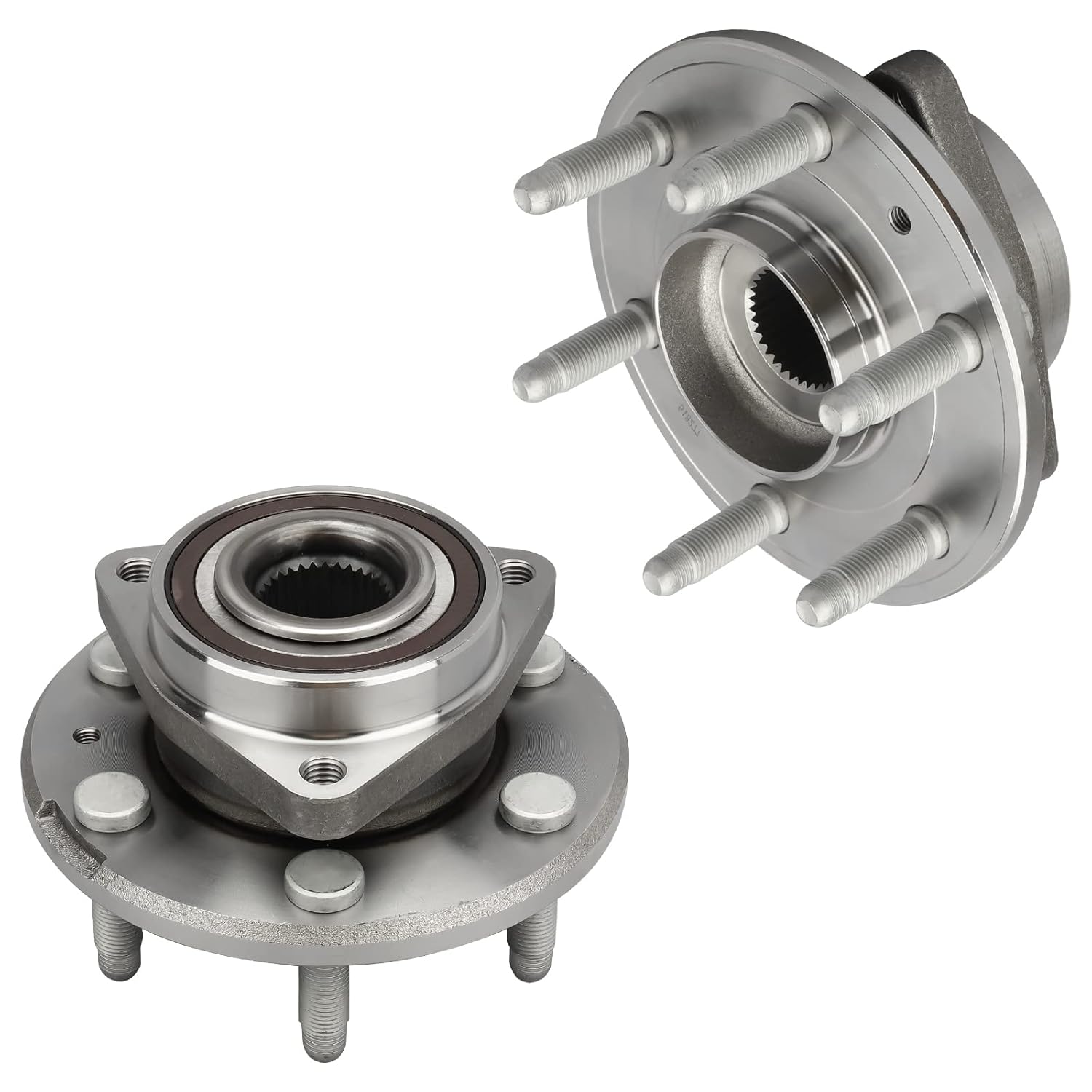 (Pair) DRIVESTAR 513277 Front/Rear Wheel Hub & Bearing Assembly 2008-16 for Buick Enclave, 2009-16 for Chevrolet Traverse, 2007-16 for GMC Acadia, 2007-10 for Saturn Outlook, 6 Lug w/ABS