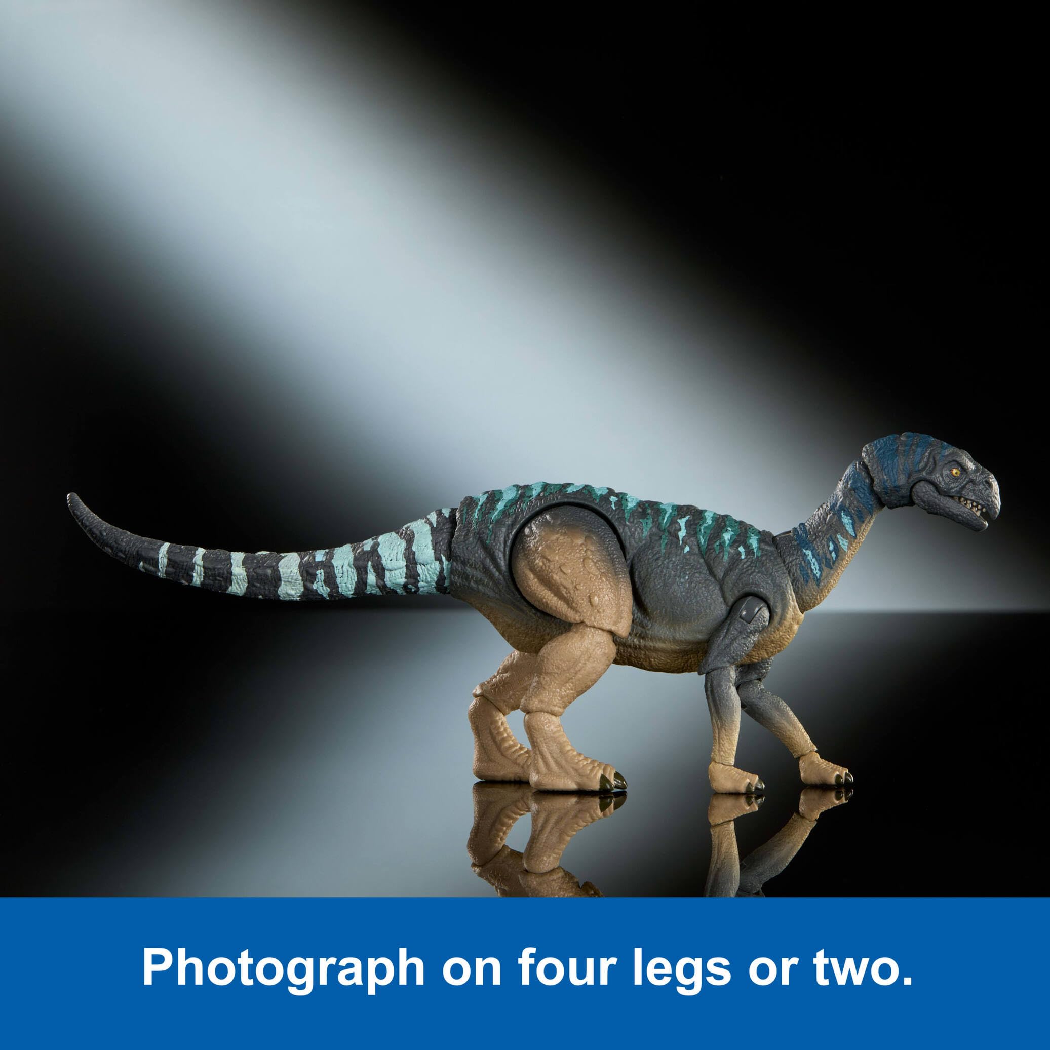 Mattel Jurassic World Hammond Collection Dinosaur Action Figure Mussaurus, Premium Design with Realistic Eyes - Image 4