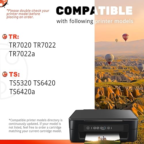 Miniatura 2 de COCCINK 260XL 261XL para Canon TS6420a Cartuchos de tinta Pixma TS6420 TS6400 TS5300 TS5320 TR7020 TR7020a TR7022 TR7000 Impresora remanufacturada