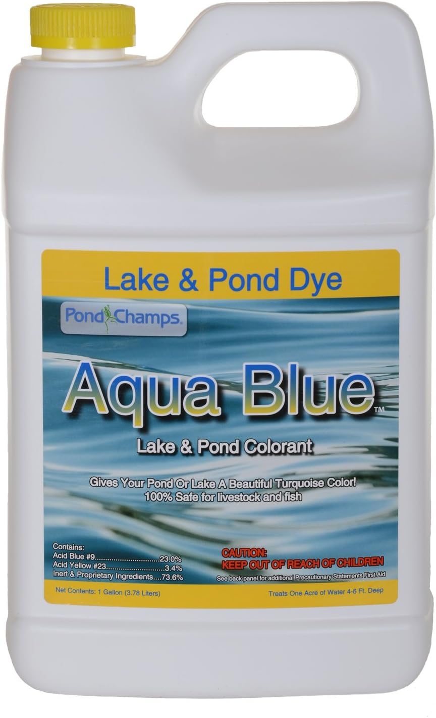 Pond Champs 11400 Aqua Blue Pond Dye, Turquoise