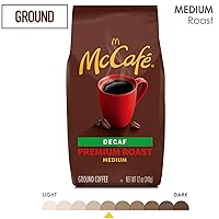 Vista 5 de McCafe Premium Roast Decaf, Medium Roast Ground Coffee, 12 oz Bag
