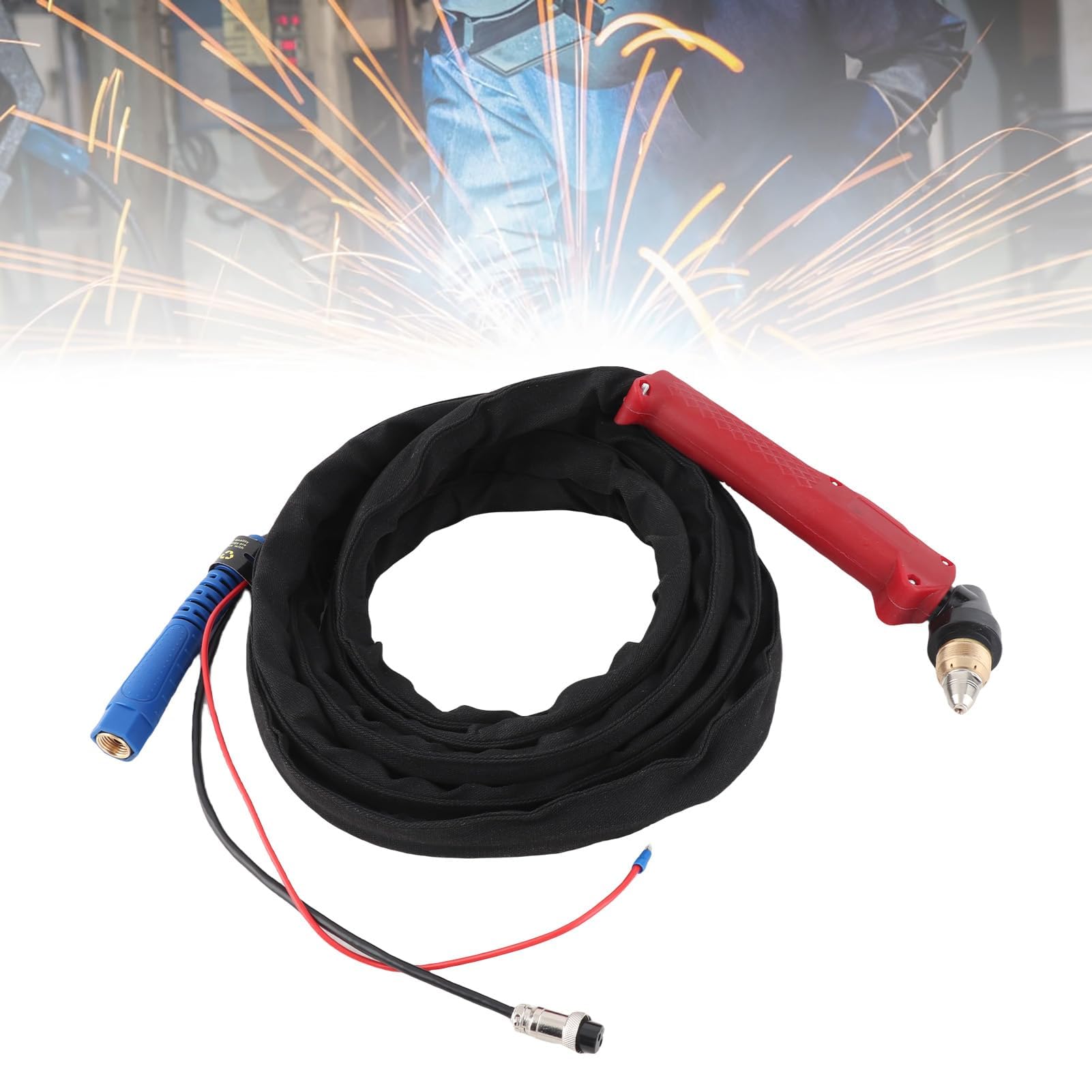 Pistola Cortadora de Plasma 80A con Cable de 4 Metros Antorcha P80 para Corte Profesional Inversor Portátil y Ligero