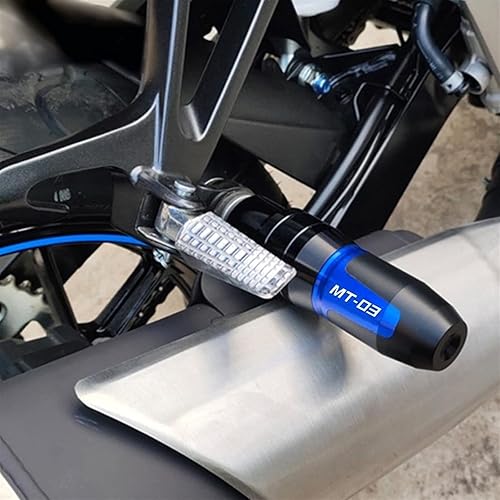 Miniatura 4 de Protector de motor para Yamaha MT03 MT-03 2015 2016 2017 2018 2019 2020 motocicleta CNC Accesorios Marcos de escape deslizantes Almohadillas de