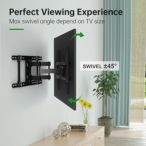 Miniatura 3 de USX MOUNT Soporte de pared para TV con certificación UL para televisores de 42 a 84 pulgadas de hasta 110 libras y pernos de madera de 8 a 24