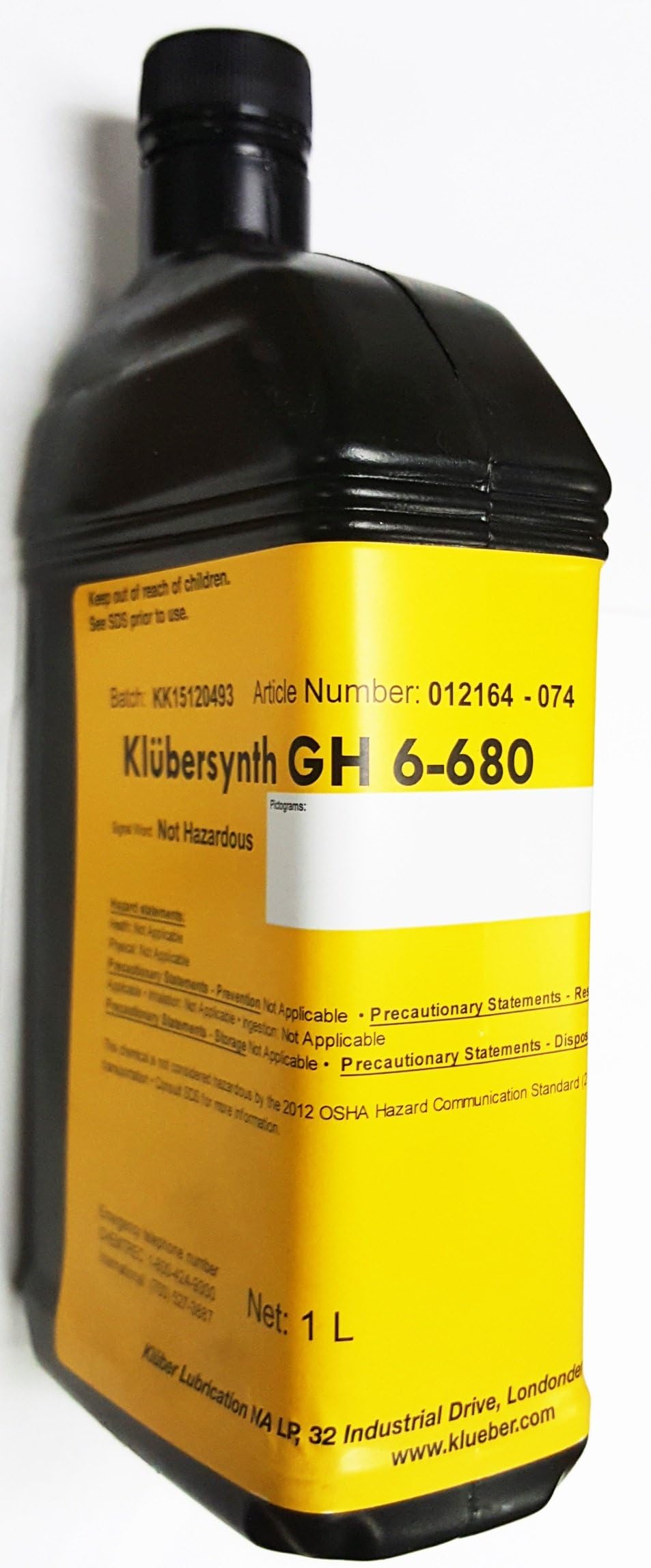 Klubersynth GH6-680 Synthetic High Temperature Gear Oil I Liter